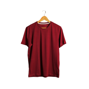 Premium Maroon Plain T-Shirt for Men – 180 GSM Cotton Tee