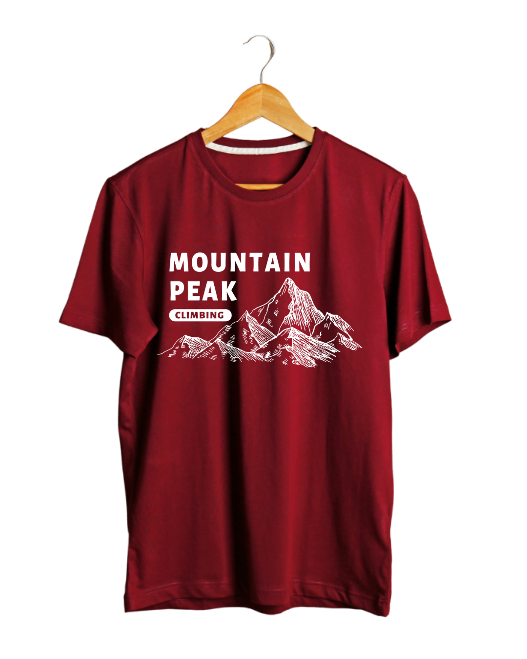 men’s 180 gsm cotton mountain print travel graphic t shirt | premium adventure tee (copy)