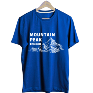 men’s 180 gsm cotton mountain print travel graphic t shirt | premium adventure tee (copy)