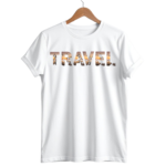 men’s 180 gsm cotton mountain graphic t shirt | trendy casual printed tee for everyday wear
