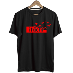 itachi uchiha graphic t shirt | premium cotton anime printed tee