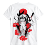 itachi uchiha anime printed t shirt | premium cotton graphic streetwear tee
