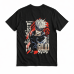 men’s gojo satoru anime graphic t shirt | premium cotton jujutsu kaisen printed tee