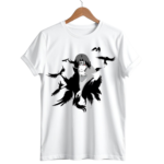 men’s itachi uchiha anime design t shirt | soft cotton stylish graphic tee