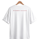Ryomen Sukuna White Drop Shoulder T-Shirt – Jujutsu Kaisen Anime Tee